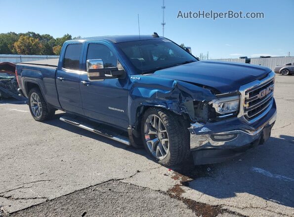 1GTV2MEC3GZ357088 2016 GMC SIERRA Синий Передняя правая четверть
