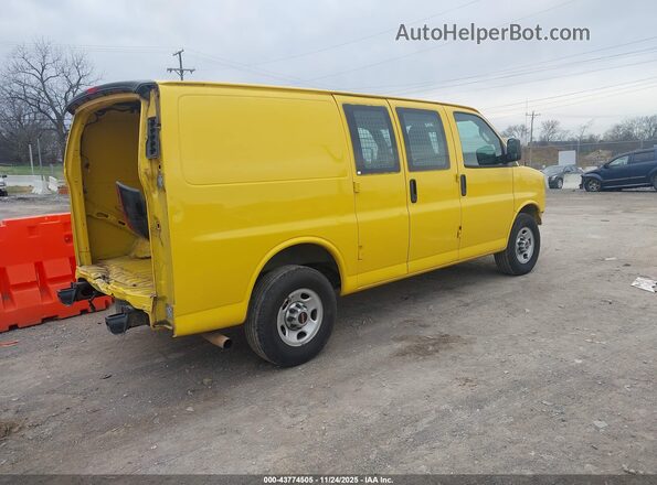 1GTW7AFG0L1252152 2020 GMC SAVANA CARGO Yellow უკანა მარჯვენა
