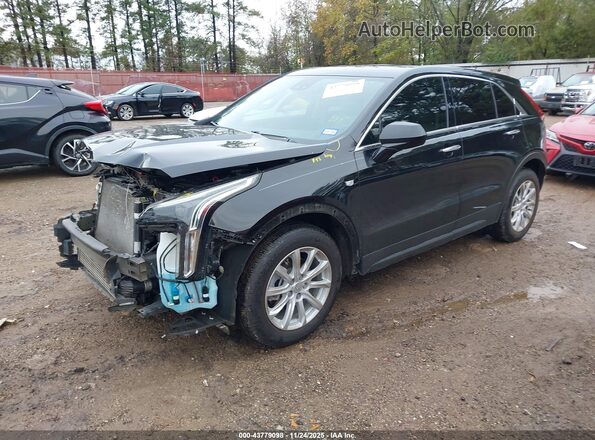 1GYAZAR44MF063590 2021 CADILLAC XT4 Black წინა მარცხენა ხედი სამი მეოთხედიდან