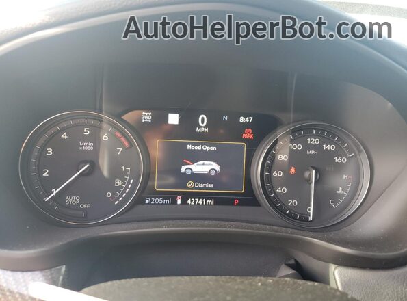 1GYFZFR40MF001669 2021 CADILLAC XT4 Black Instrument cluster view