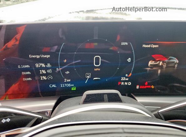1GYKPSRL5RZ132655 2024 CADILLAC OTHER White Instrument cluster view