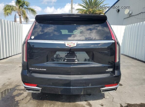 1GYS3AKL4MR232691 2021 CADILLAC ESCALADE Черный Вид сзади