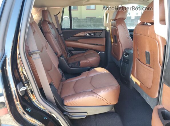 1GYS3BKJ7LR165233 2020 CADILLAC ESCALADE Black Vista interior trasera