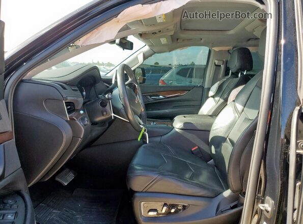 1GYS3CKJ3LR294236 2020 CADILLAC ESCALADE Black Вид салону спереду