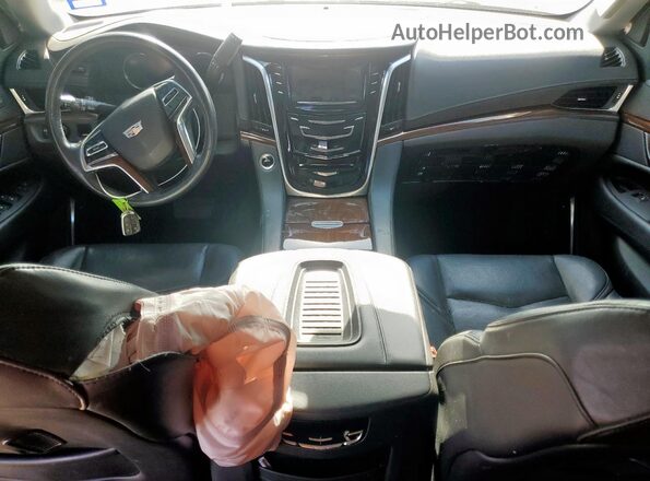 1GYS3CKJ3LR294236 2020 CADILLAC ESCALADE Black Вид панелі приладів