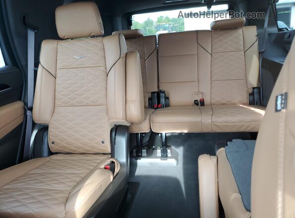 1GYS3FKL7PR192740 2023 CADILLAC ESCALADE Black Widok tylnych siedzeń