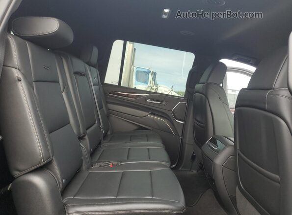 1GYS3JKT2PR265788 2023 CADILLAC ESCALADE Black Rear interior view