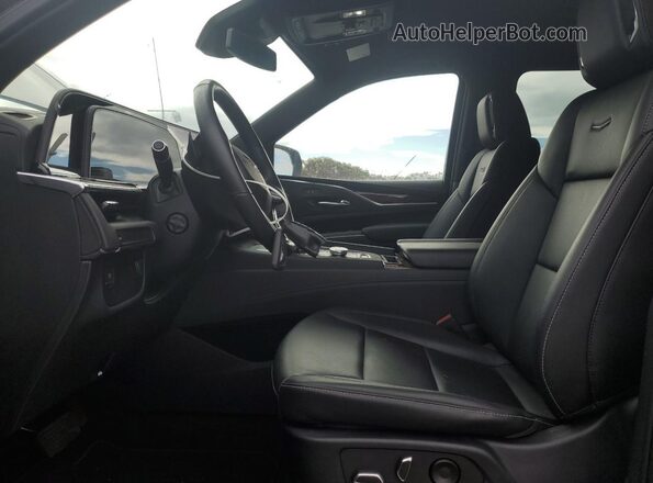 1GYS3JKT2PR265788 2023 CADILLAC ESCALADE Black Front interior view
