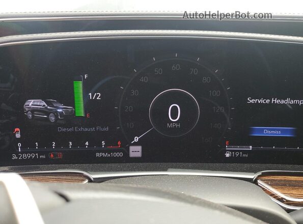 1GYS3JKT2PR265788 2023 CADILLAC ESCALADE Black Instrument cluster view