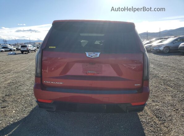 1GYS4EKL0PR338399 2023 CADILLAC ESCALADE Red Rear view