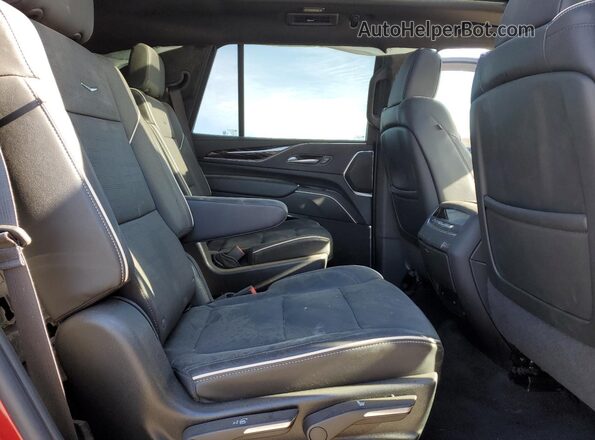 1GYS4EKL0PR338399 2023 CADILLAC ESCALADE Red Rear interior view