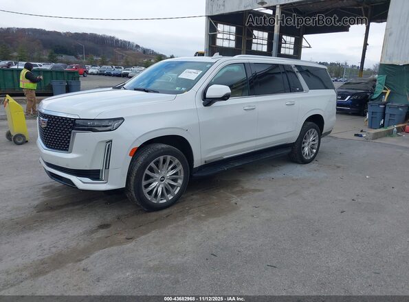 1GYS4KKL3PR114963 2023 CADILLAC ESCALADE Белый Передняя левая четверть
