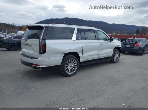 1GYS4KKL3PR114963 2023 CADILLAC ESCALADE Белый Задняя правая четверть