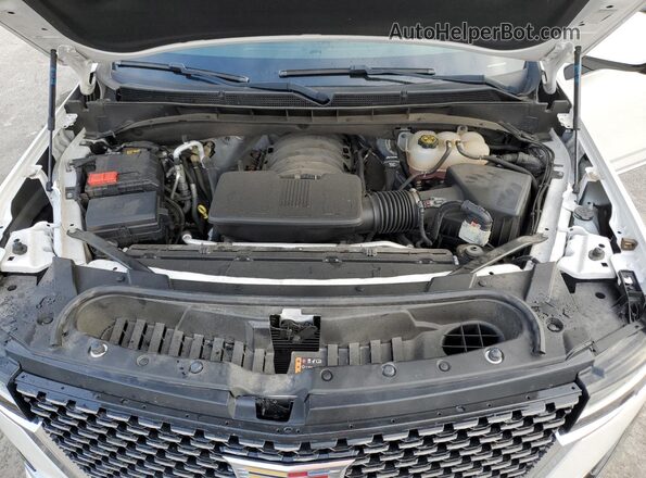 1GYS4LKL2MR333494 2021 CADILLAC ESCALADE White ძრავის განყოფილების ხედი