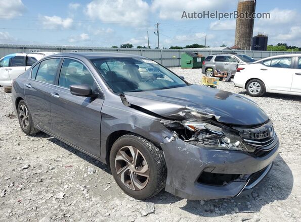 1HGCR2F37GA086803 2016 HONDA ACCORD Угольный Передняя правая четверть