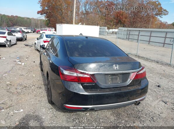 1HGCR2F79GA225560 2016 HONDA ACCORD Black Trasero izquierdo