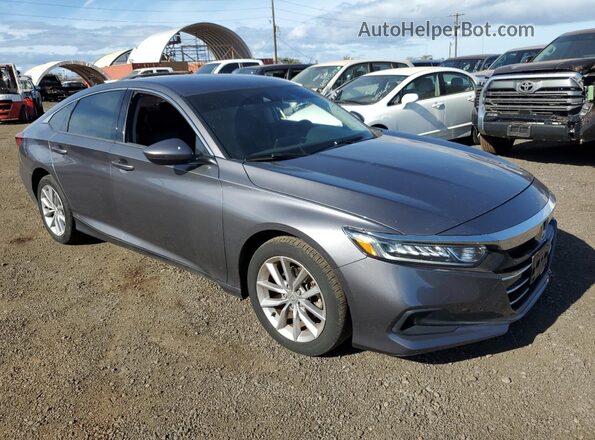 1HGCV1F14MA124357 2021 HONDA ACCORD Gray 