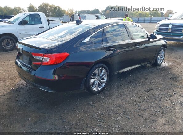 1HGCV1F16KA172472 2019 HONDA ACCORD Black უკანა მარჯვენა