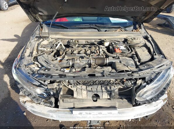 1HGCV1F16KA172472 2019 HONDA ACCORD Black უკანა ხედი