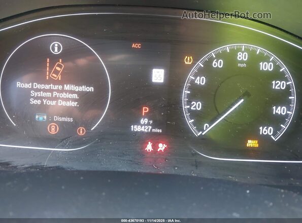 1HGCV1F16KA172472 2019 HONDA ACCORD Black უკანა სავარძლების ხედი