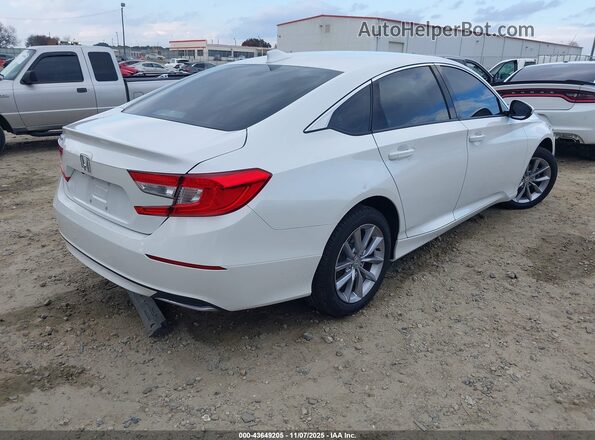 1HGCV1F17MA038945 2021 HONDA ACCORD White Հետևի աջ