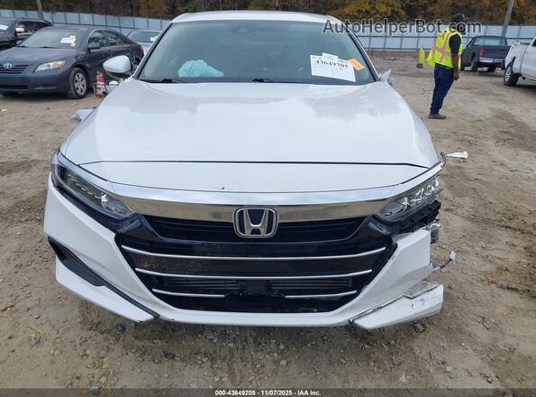 1HGCV1F17MA038945 2021 HONDA ACCORD White Սարքավորումների վահանակի տեսք