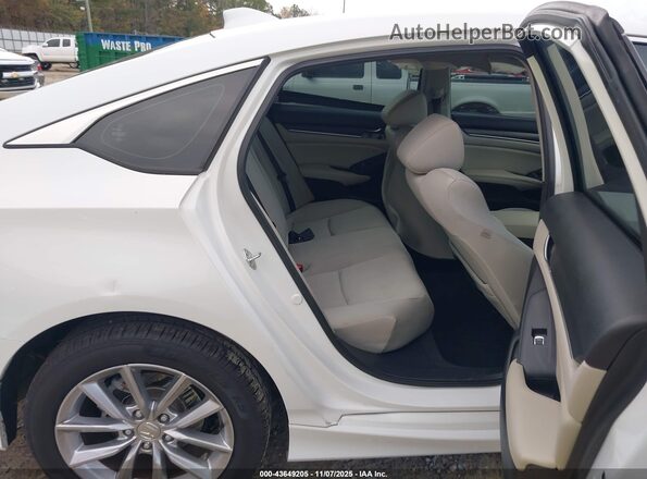 1HGCV1F17MA038945 2021 HONDA ACCORD White VIN կոդի պիտակի տեսք