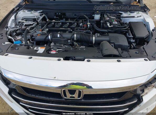 1HGCV1F17MA038945 2021 HONDA ACCORD White Հետևի տեսք