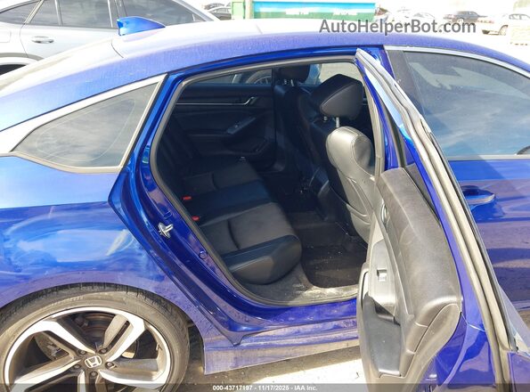 1HGCV1F32JA009169 2018 HONDA ACCORD Blue VIN კოდის სტიკერის ხედი