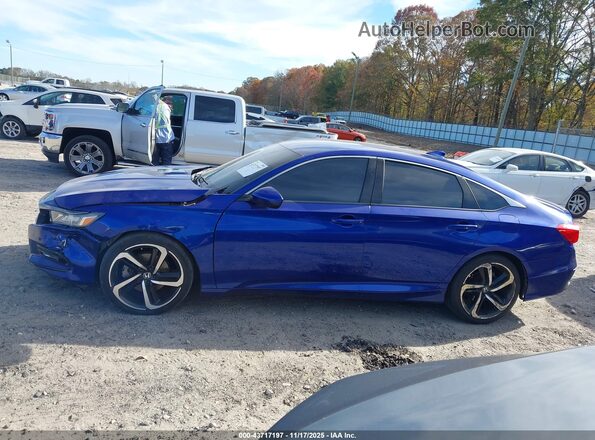1HGCV1F32JA009169 2018 HONDA ACCORD Blue სალონის 360-გრადუსიანი ხედი