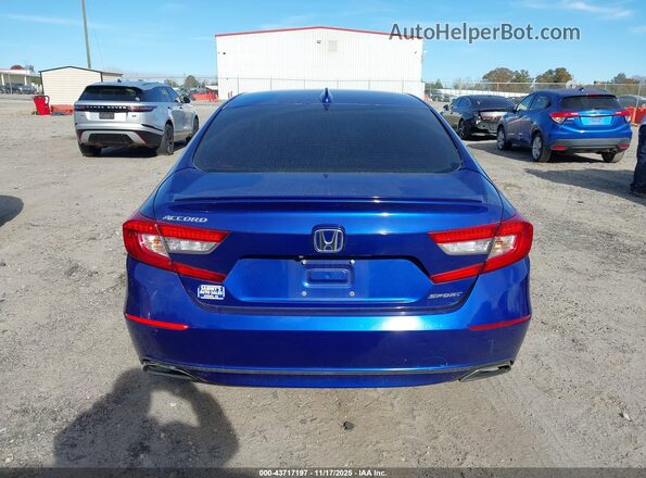 1HGCV1F32JA009169 2018 HONDA ACCORD Blue 
