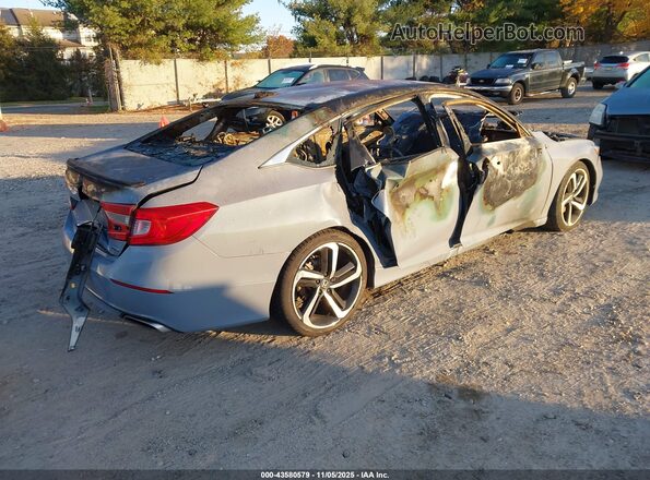 1HGCV1F34NA077902 2022 HONDA ACCORD Gray Задня права чверть