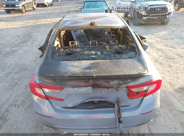 1HGCV1F34NA077902 2022 HONDA ACCORD Gray Вид щитка приладів