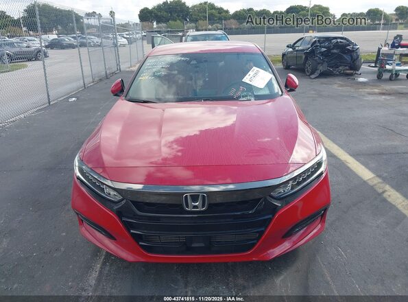 1HGCV1F35LA112430 2020 HONDA ACCORD Red Դիմացի տեսք