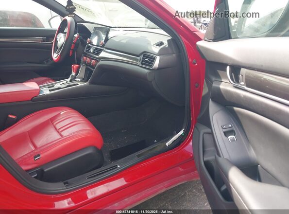 1HGCV1F35LA112430 2020 HONDA ACCORD Red Սալոնի դիմացի տեսք