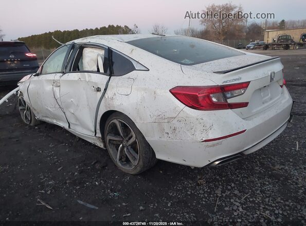 1HGCV1F36NA095057 2022 HONDA ACCORD White Rear left