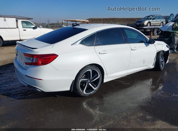 1HGCV1F37NA024384 2022 HONDA ACCORD White Tył prawy