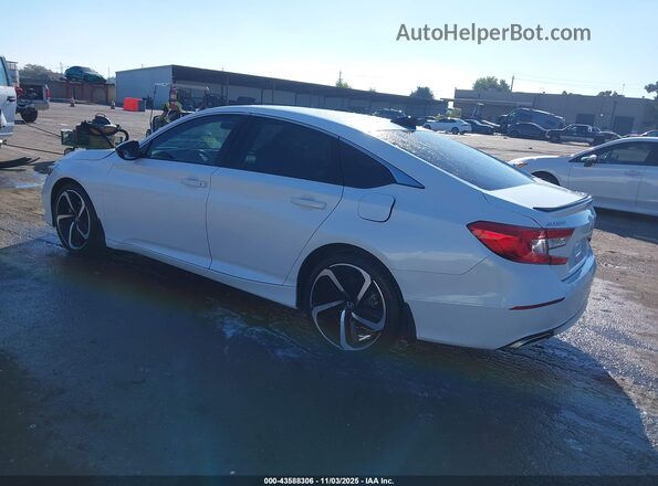 1HGCV1F37NA024384 2022 HONDA ACCORD White Tył lewy