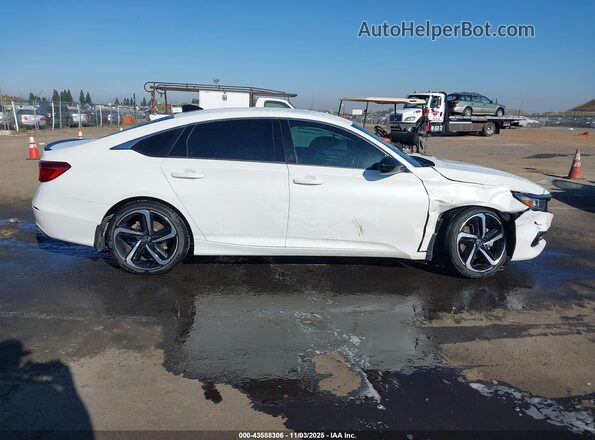 1HGCV1F37NA024384 2022 HONDA ACCORD White Widok wnętrza z tyłu