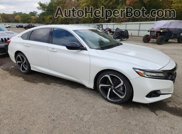 1HGCV1F40NA002686 2022 HONDA ACCORD White Delantero derecho