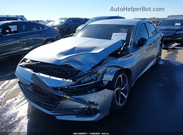 1HGCV1F41NA079549 2022 HONDA ACCORD Silver Vista frontal