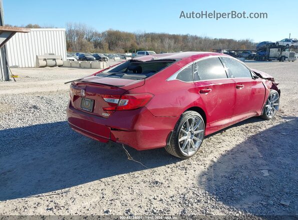 1HGCV1F44NA055892 2022 HONDA ACCORD Red Задня права чверть
