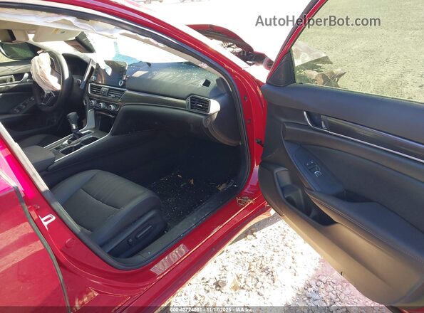 1HGCV1F44NA055892 2022 HONDA ACCORD Red Вид салону спереду