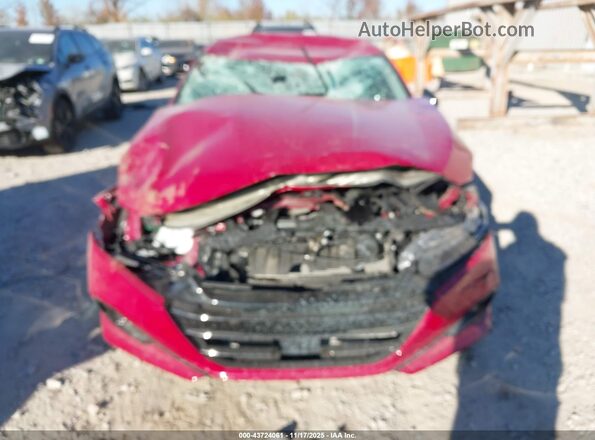 1HGCV1F44NA055892 2022 HONDA ACCORD Red Вид спереду