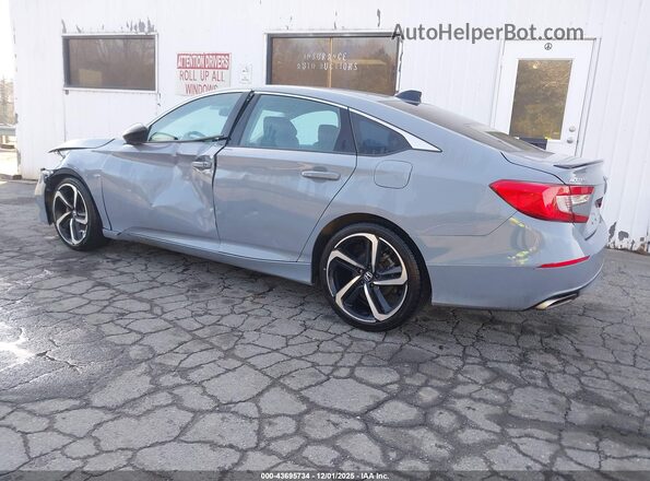 1HGCV1F4XNA011010 2022 HONDA ACCORD Gray Trasero izquierdo