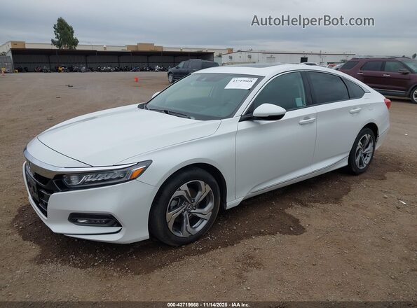 1HGCV1F58JA025104 2018 HONDA ACCORD White Przód lewy