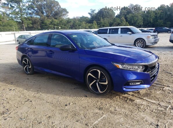 1HGCV2F30MA032203 2021 HONDA ACCORD Blue Front right