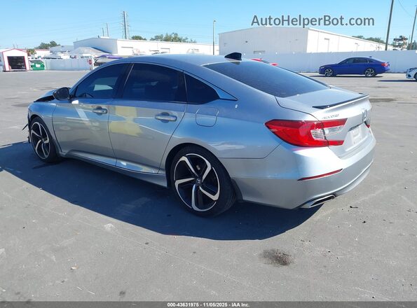 1HGCV2F30NA001020 2022 HONDA ACCORD Silver Задня ліва чверть