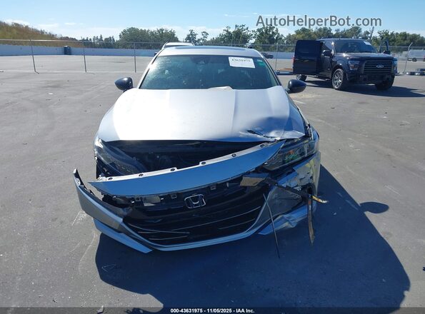 1HGCV2F30NA001020 2022 HONDA ACCORD Silver Вид щитка приладів