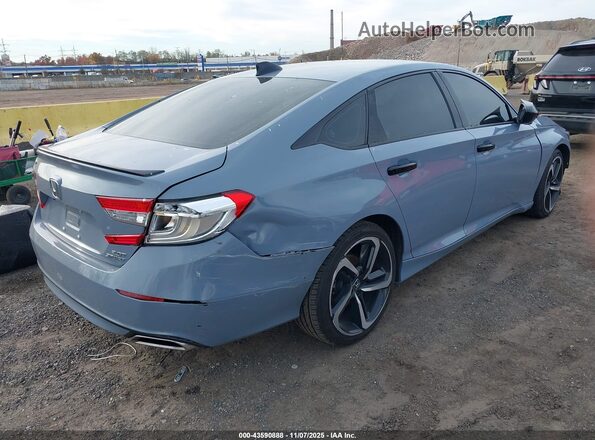 1HGCV2F31NA016321 2022 HONDA ACCORD Gray Հետևի աջ